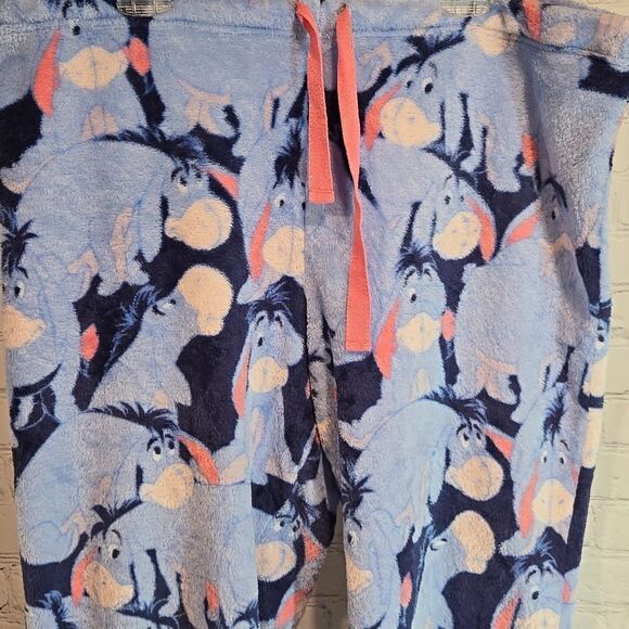 Disney Eeyore Plus Size 2x Fleece Pajama Pants - Picture 2 of 8